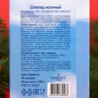 Новый год. Шоколад молочный "Зимние Снегири", 90 г