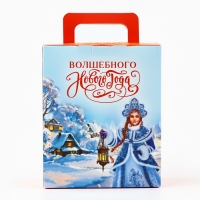 Коробка подарочная новогодняя складная с 3D эффектом &laquo;Дедушка Мороз&raquo;, 18 x 15 x 7.5 см, Новый год