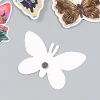 Набор магнитов на холодильник &laquo;Цветочные&raquo;, 12 шт., картон, h=4-10 см