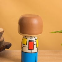 Деревянная кукла кокеши &laquo;Пит&raquo;, 8&times;7.5&times;16 см