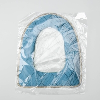 Чехол на сиденье для унитаза на липучках Доляна &laquo;Фили&raquo;, цвет МИКС