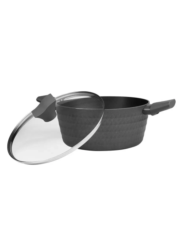 Кастрюля 4.2 литра Kontur-24C крышка индукция антипригарное