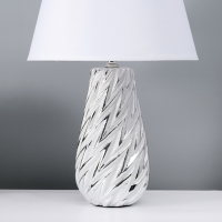 Настольная лампа с абажуром RISALUX &laquo;Лоретти&raquo;, Е14, 40 Вт, 25&times;25&times;38 см