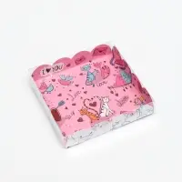 Коробка для печенья, LoVe, 15&times;15&times;3 см