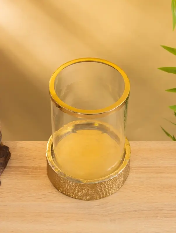 Подсвечник "Капсула" 18х18х25 см, алюминий