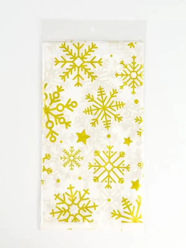 Скатерть &laquo;Снежинки&raquo; 137&times;183 см, цвет золото