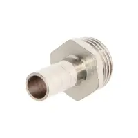 Штуцер ZEIN, 1/2" х 10 мм наружная резьба, никелированная латунь, фасовка 100 шт.