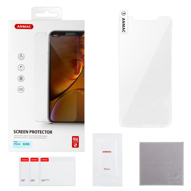 Защитное стекло iPh XS/X ANMAC Арт.1137104