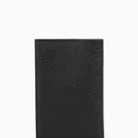 Обложка для паспорта 9,5*0,5*13,5, загран, флотер черный (2)