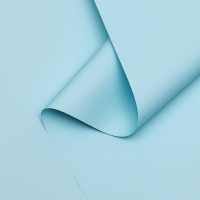 Пленка для цветов тонированная, матовая, голубой, 0,5 х 10 м &plusmn;1 см, 65 мкм