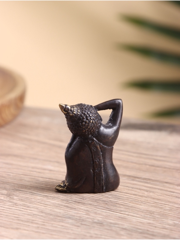 Сувенир бронза "Будда" 5х3х7 см