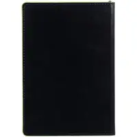 Ежедневник Alanis, недатированный, черный c зеленым