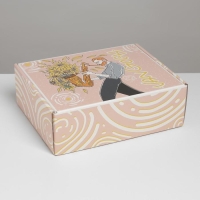 Коробка подарочная складная, упаковка, &laquo;Ван Гог&raquo;, 27 х 21 х 9 см