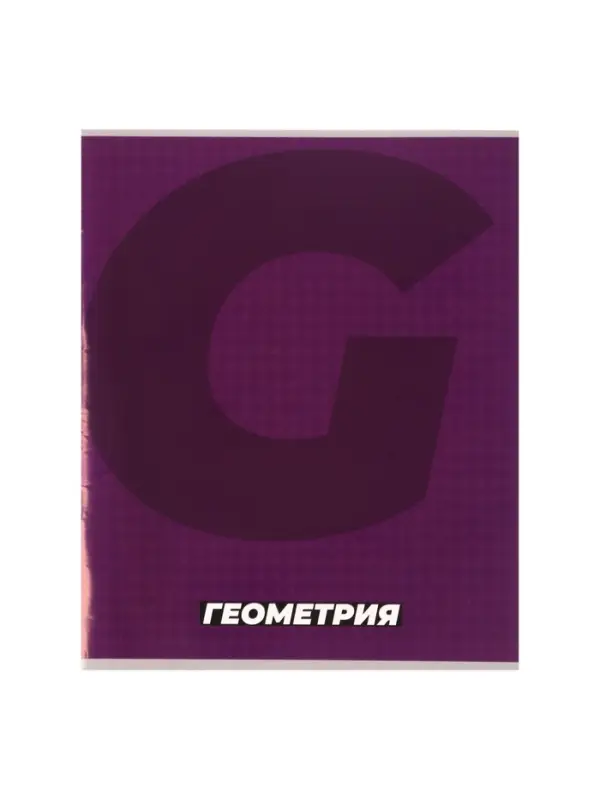 Тетрадь предметная, 36 листов в клетку, Calligrata &laquo;MonoTone. Геометрия&raquo;, серые листы