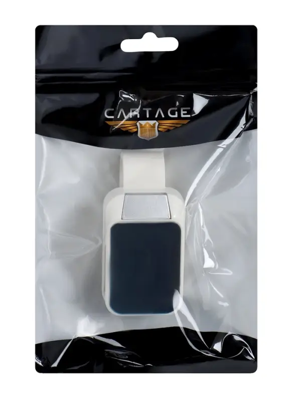 Держатель для очков в автомобиль, белый