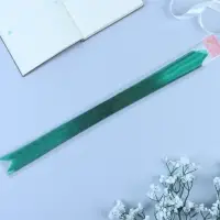 Бант - бабочка №3, матовый зелёный