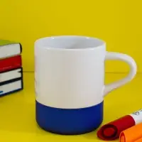 Кружка с силиконовой подставкой Protege , синяя