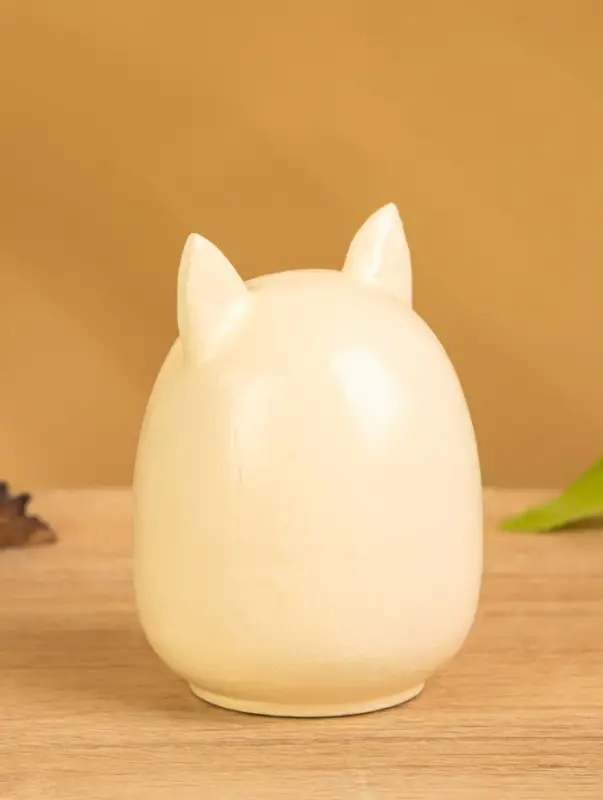 Деревянная кукла кокеши "Котик" цв. чёрно-белый, 6х6х9 см