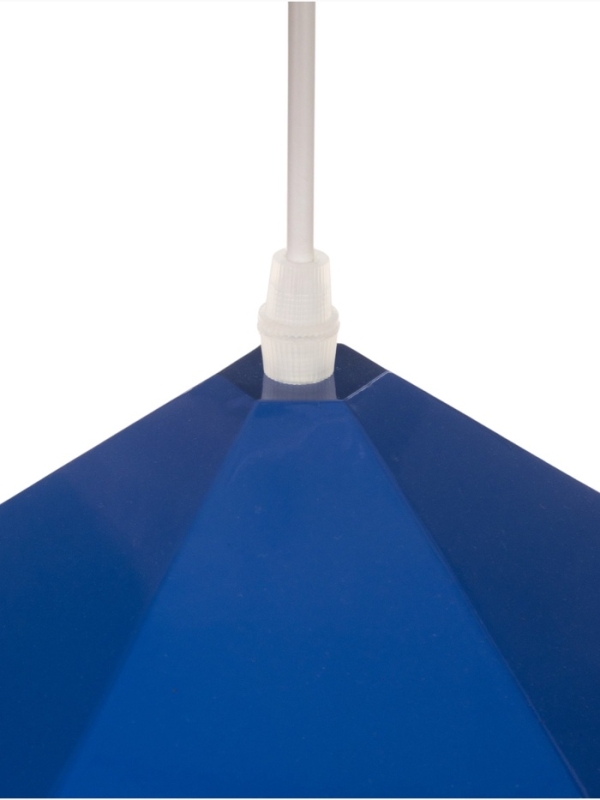 Светильник Edward 1х40Вт Е27 пр-1м синий 38х38х25см