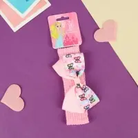 Повязка для волос "Выбражулька" бабочки классик, 16х3 см, розовый