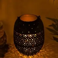 Подсвечник "Сито" 18х18х21 см, металл