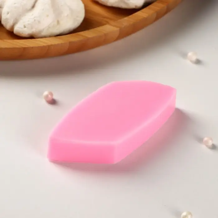 Молд &laquo;Багет&raquo;, силикон, 7,5&times;3,5&times;1,5 см, цвет розовый