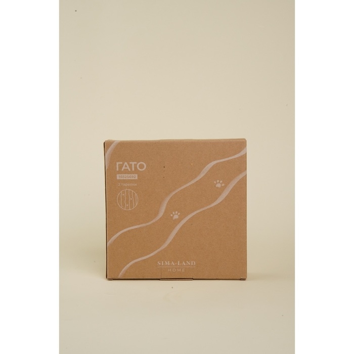 Набор тарелок фарфоровых SL Home &laquo;Гато&raquo;, d=18,5 см, цвет белый