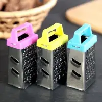 Тёрка четырёхгранная c магнитом Доляна, 3.5&times;7&times;3 см, МИКС