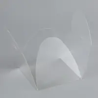 Складная прозрачная коробка из PVC, для упаковки подарков, 6.6&times;6.6&times;3 см