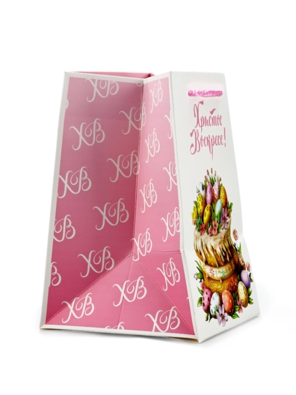 Пакет подарочный под кулич &laquo;Пасха&raquo;, 12 х 18 х 12 см