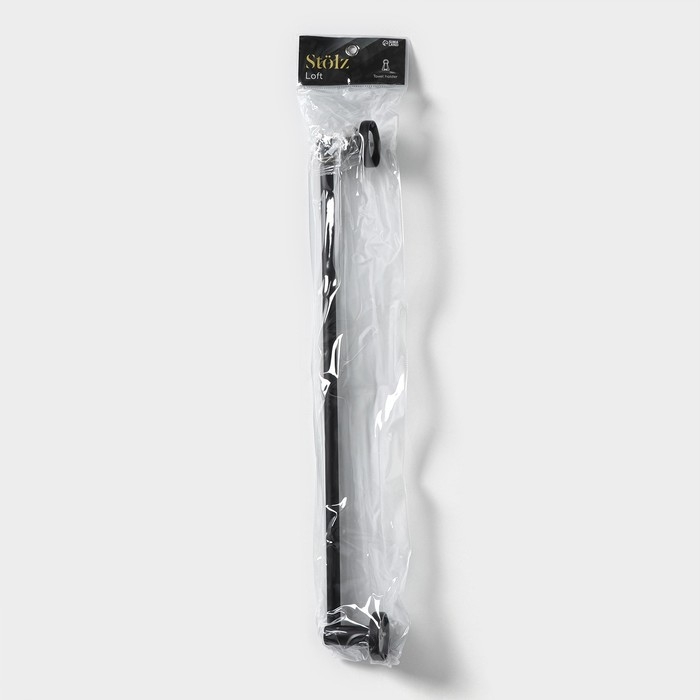 Держатель для полотенец Штольц St&ouml;lz Loft basic, цвет чёрный