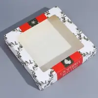 Коробка складная &laquo;Ретро почта&raquo;, 20 х 20 х 4 см