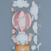 Наклейка интерьерная "Слонёнок" 31х60 см