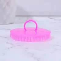 Щётка - массажёр для мытья головы, 7.5&times;7.5&times;3.5 см, фасовка 12 шт., МИКС