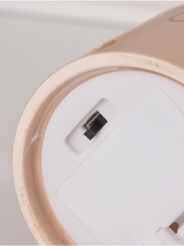 Светильник "Цилиндр" большие сердца LED 2хАА 8,5х8,5х17см