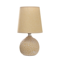 Настольная лампа "Элис" Е14 40вт горчичный 13х13х25 см