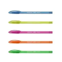 Ручка шариковая ErichKrause Cocktail, игольчатый узел 0.7 мм, чернила синие, одноразовая, МИКС