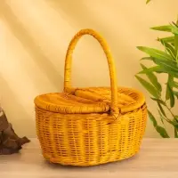 Корзина для пикника, 25&times;22&times;28 см, ротанг