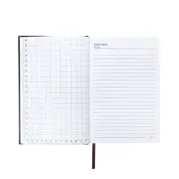 Ежедневник недатир А5 160л Небраска ТЕМНО коричневый