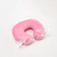 Подушка для путешествий бархатная "Не храплю", розовая, 28 х 30 х 9  см