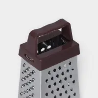 Тёрка четырёхгранная Доляна &laquo;Мини&raquo;, 3.5&times;6.5&times;3 см, для корицы и шоколада, МИКС