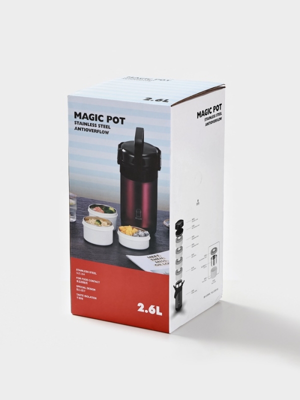 Термос для еды, 2.6 л, сохраняет тепло до 8 ч