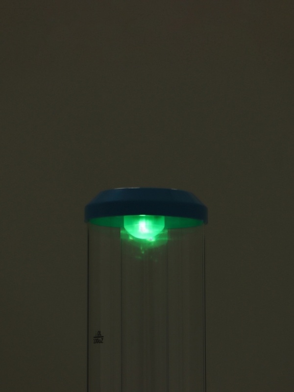 Башня пивная TowerRocket, 3 л, ёмкость для льда, подсветка, пластик, голубая