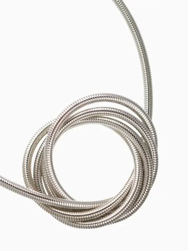 Браслет металл &laquo;Обруч&raquo; трансформируется в кулон, цвет серебро