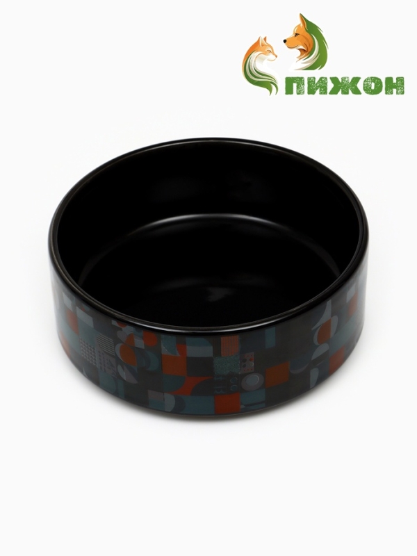 Миска керамическая "Разноцветный горошек" 200 мл, 10,5 х 4 см