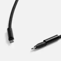 Кабель-ланьярд energyFlex Power Delivery 60 Вт, черный