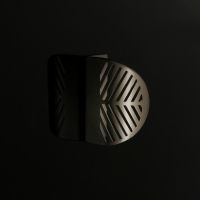 Ручка CAPPIO, м/о 32 мм, с узором, цвет матовый серый