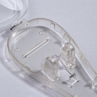 Органайзер для бритвы, с крышкой, вентилируемый, 16,2 &times; 6,1 см, цвет прозрачный