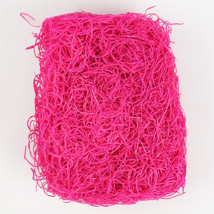 Наполнительдля декора &laquo;Сено&raquo;, 100 гр, цвет розовый