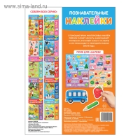 Наклейки многоразовые &laquo;Загадки обо всём&raquo;, формат А4